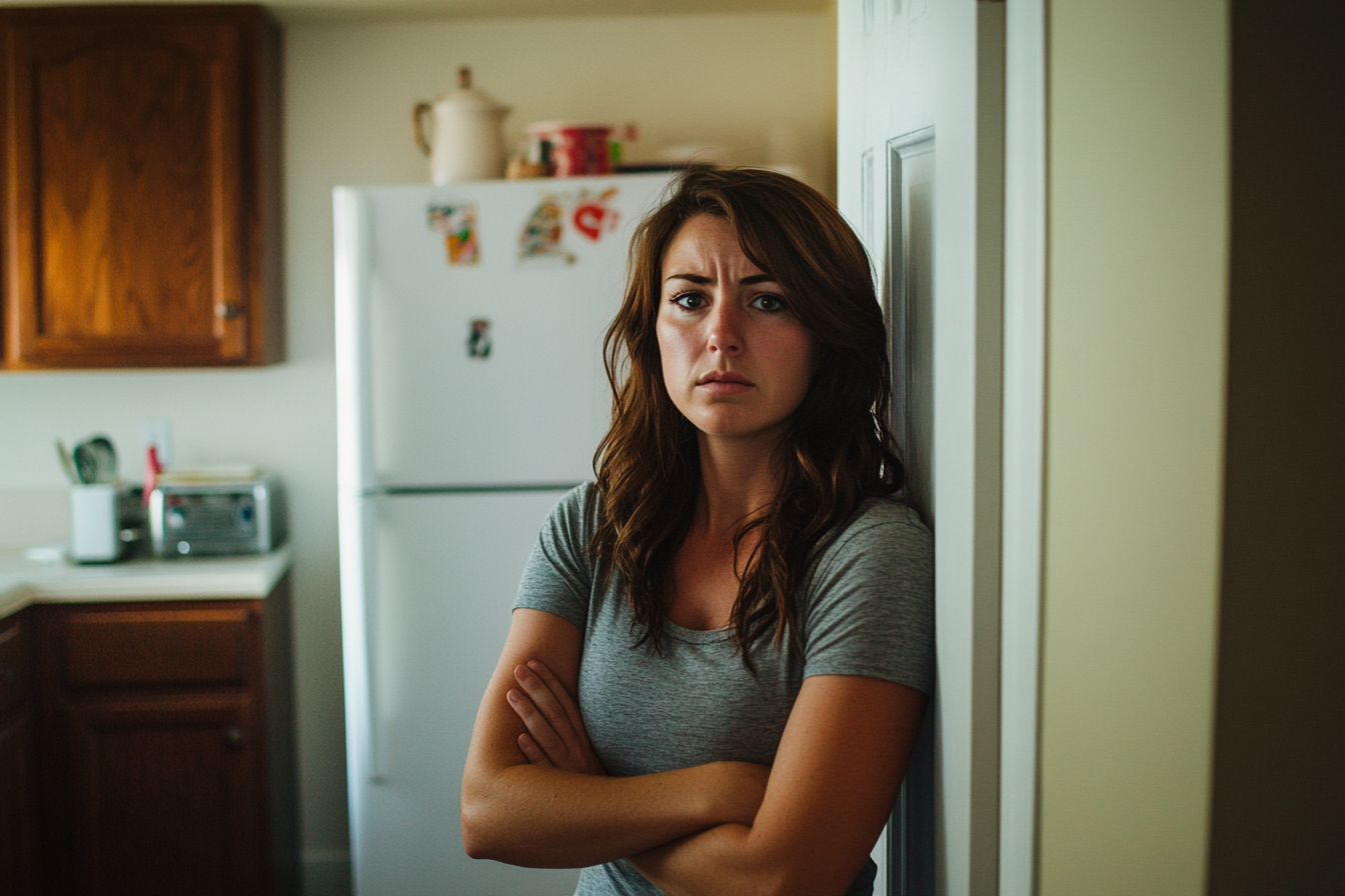 Une femme inquiète | Source : Midjourney