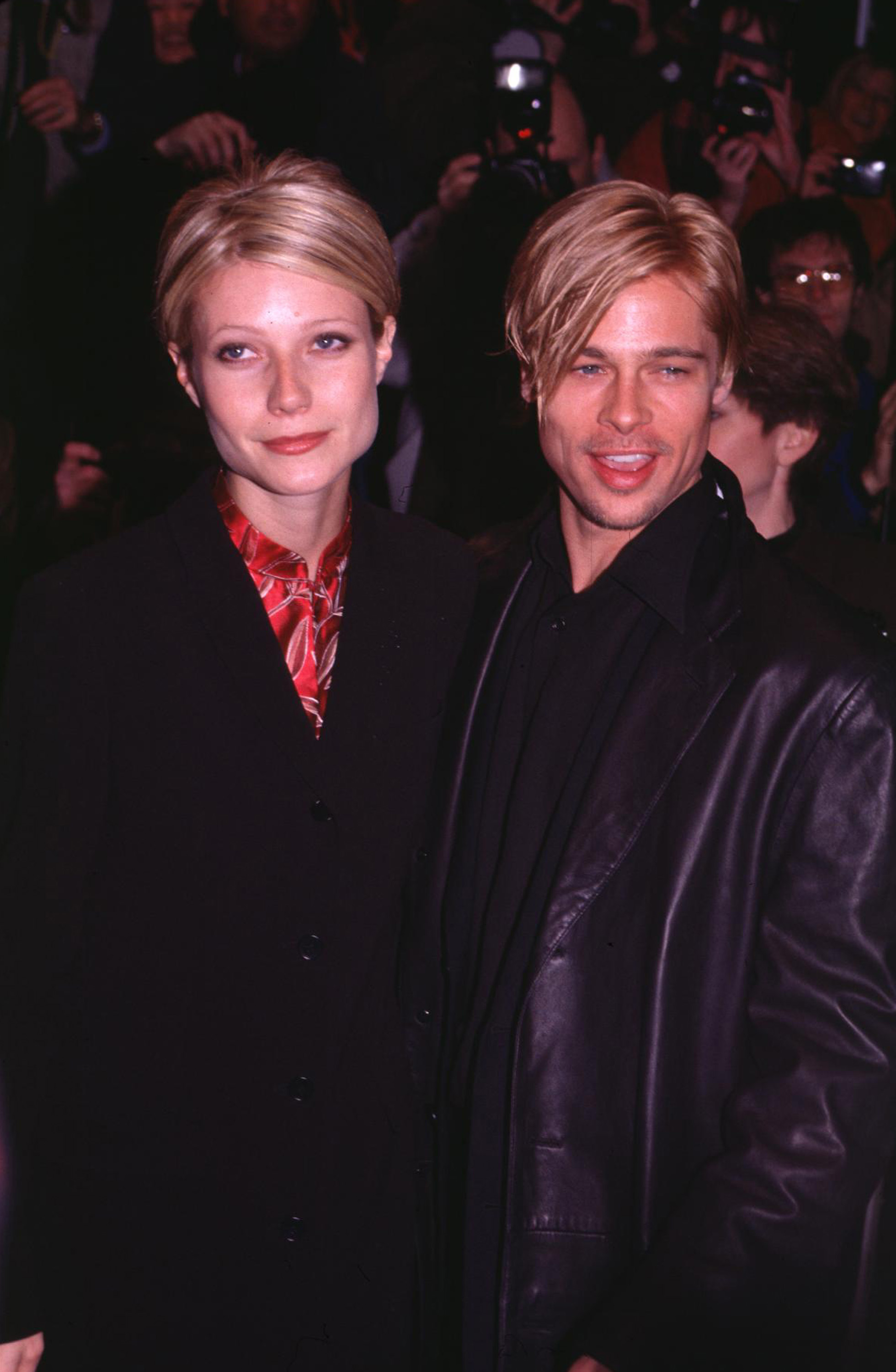 Gwyneth Paltrow et Brad Pitt à New York City, New York, États-Unis, 1997. | Source : Getty Images