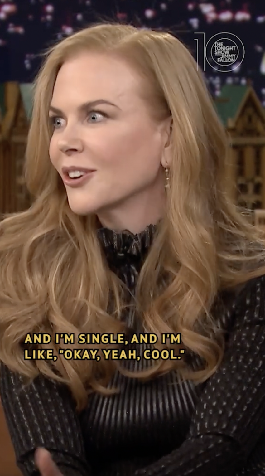 Nicole Kidman parle de son rendez-vous inoubliable avec un animateur de télévision, dans une vidéo TikTok, datée d'avril 2022 | Source : Tiktok/@fallontonight