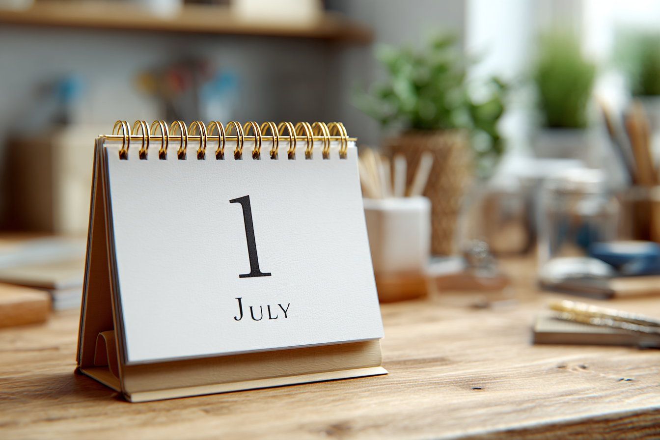 Un calendrier de bureau | Source : Midjourney