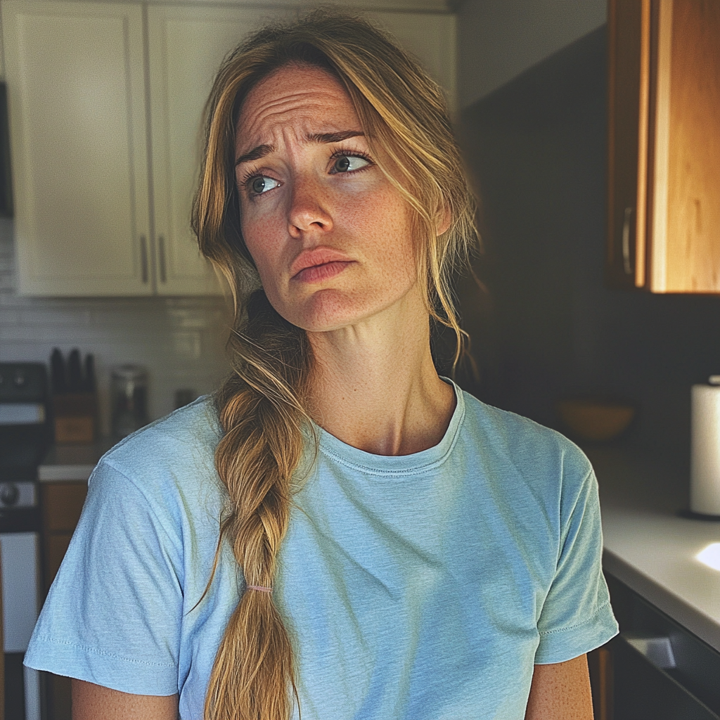 Gros plan sur une femme bouleversée | Source : Midjourney