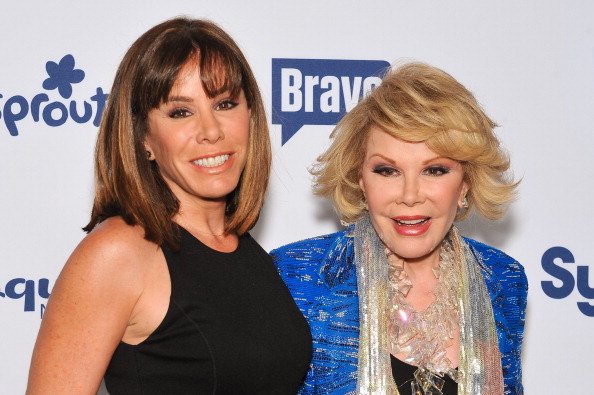 Joan Rivers and daughter Melissa Rivers attend the 2014 NBCUniversal Cable Entertainment Upfronts at The Jacob K. Javits Convention Center in New York City. | Photo: Getty Images