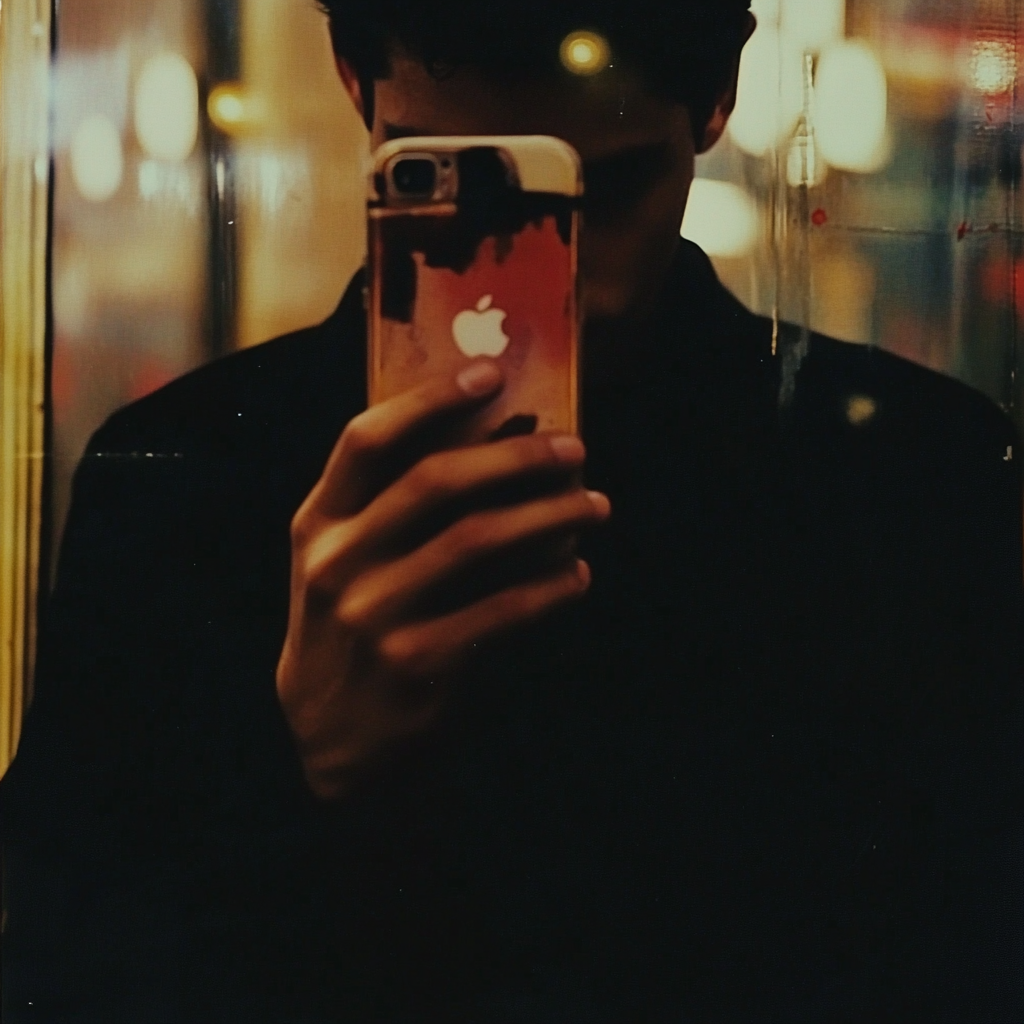 A man holding a phone | Source: Midjourney