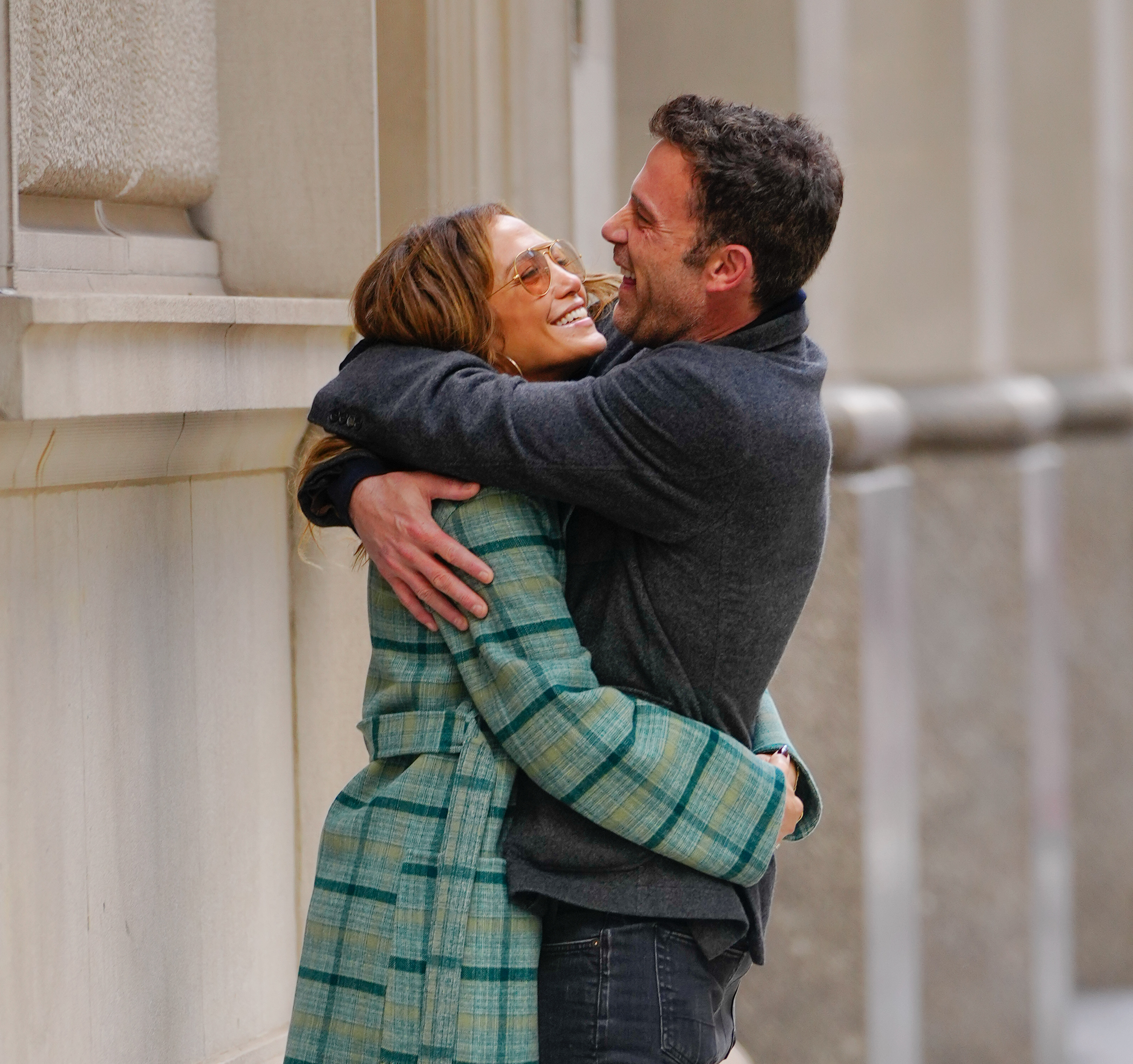 Jennifer Lopez et Ben Affleck vus le 26 septembre 2021 à New York. | Source : Getty Images