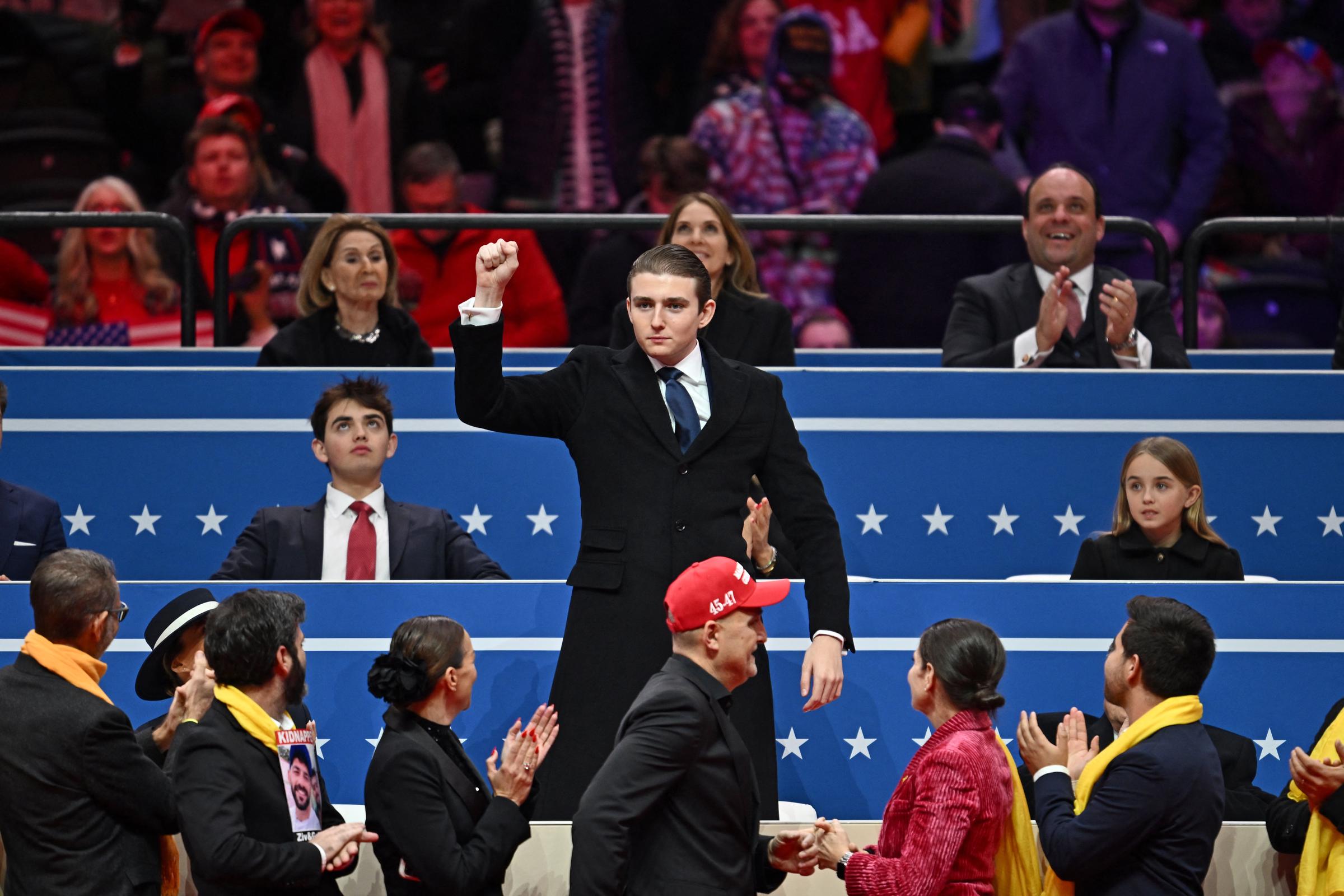 Barron Trump le 20 janvier 2025. | Source : Getty Images