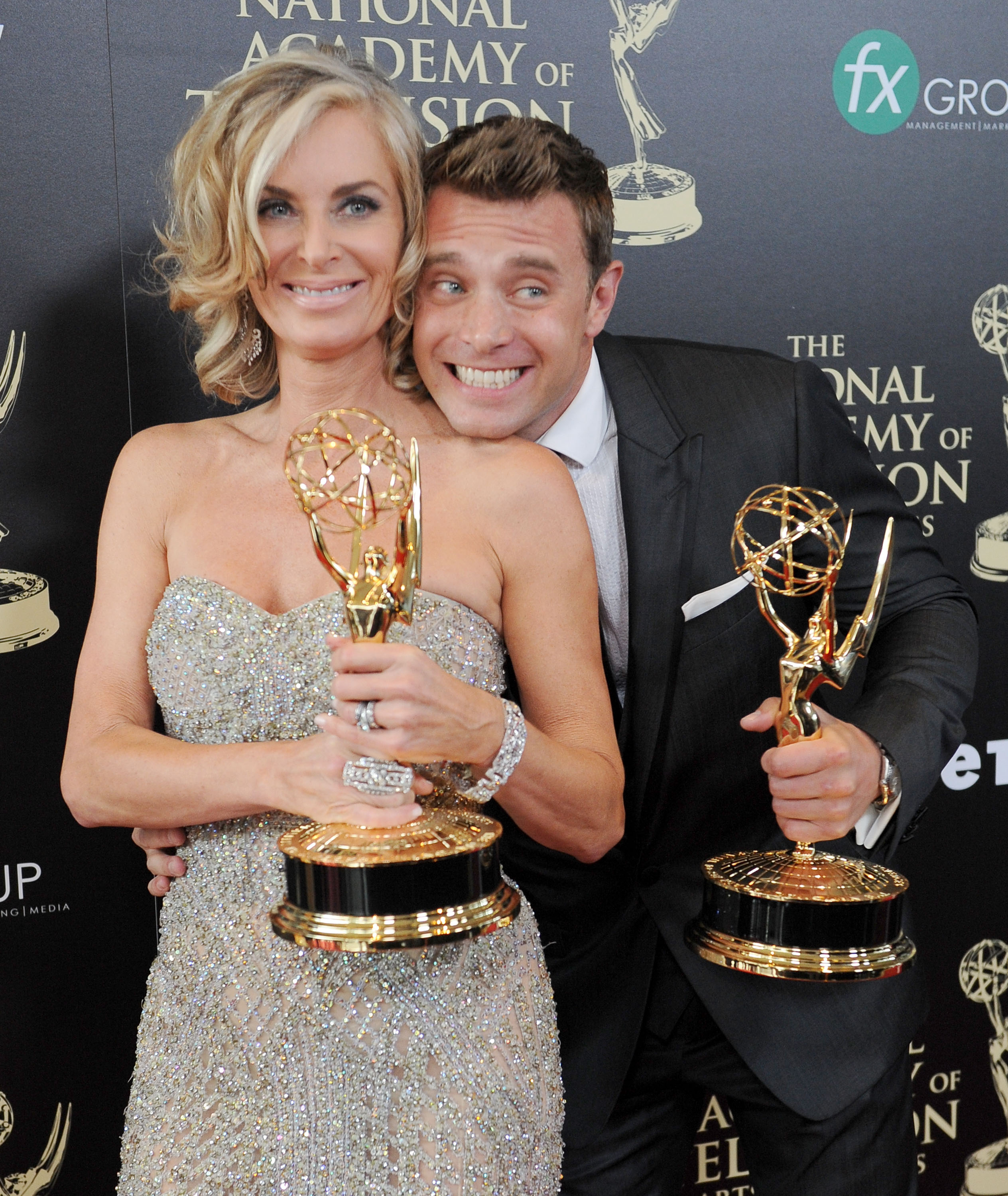 Eileen Davidson et Billy Miller lors de la 41e cérémonie annuelle des Daytime Emmy Awards à Beverly Hills, 2014 | Source : Getty Images