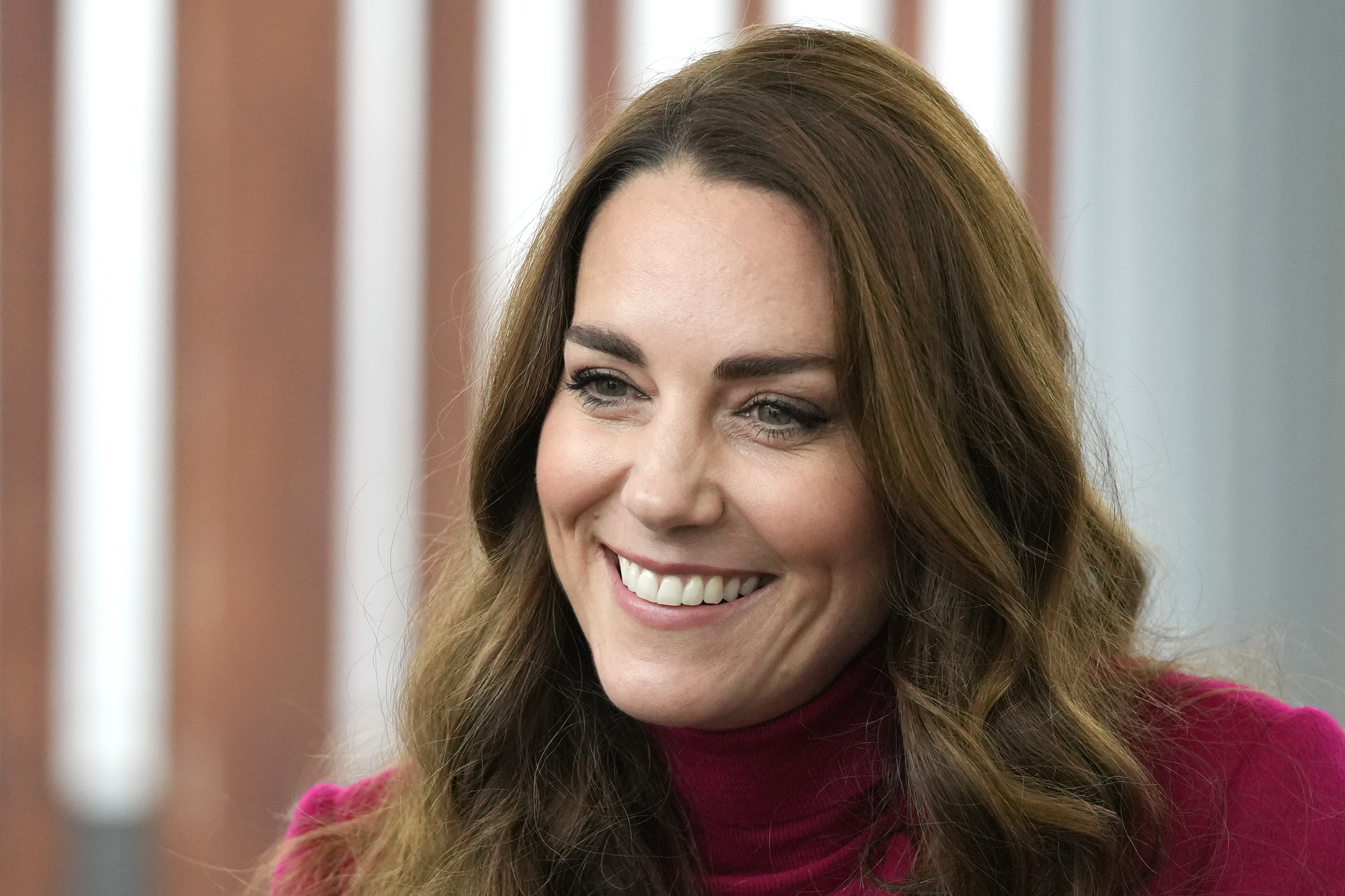 La princesse Kate Middleton en visite au lycée de Nower Hill à Londres, en Angleterre, le 24 novembre 2021 | Source : Getty Images