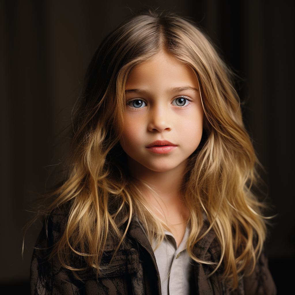 La fille potentielle de Jennifer Aniston et Brad Pitt via AI | Source : Midjourney