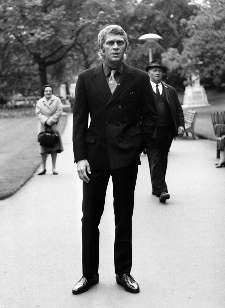 Le comédien Steve McQueen en juin 1969 à Londres. l Source : Getty Images