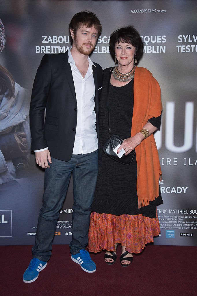 Anny Duperey et son fils Gaël. | Photo : Getty Images