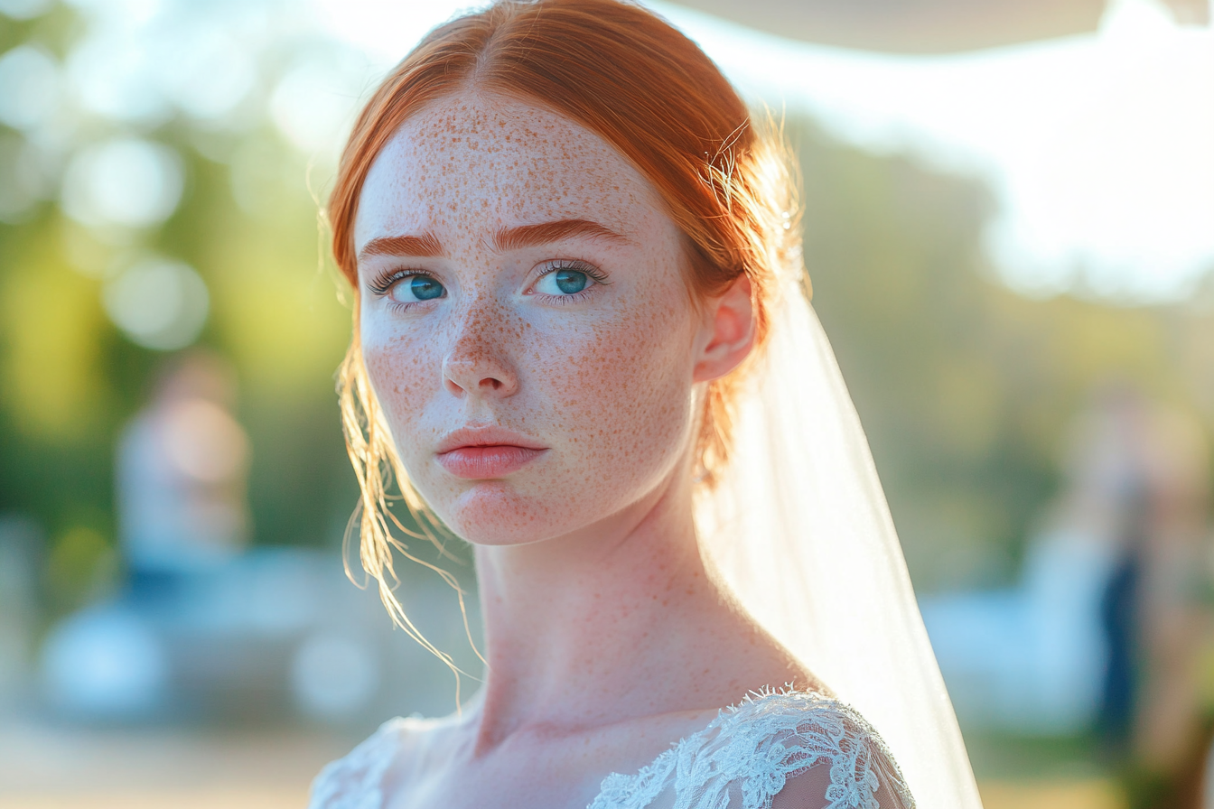 Une mariée qui regarde sa belle-mère | Source : Midjourney