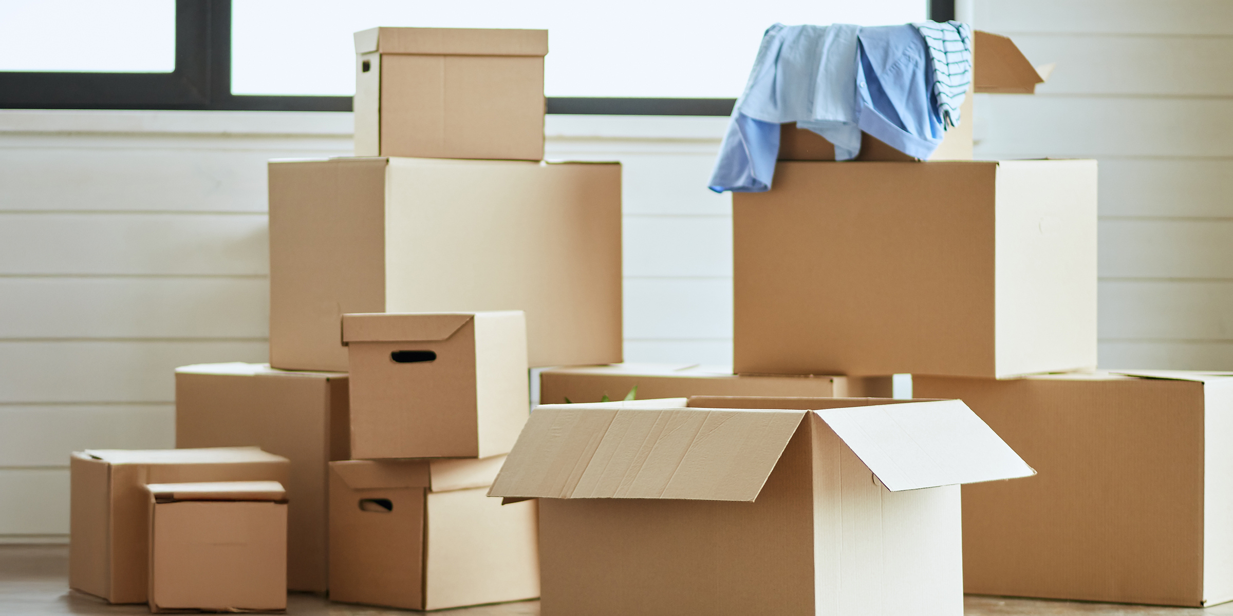 Des cartons | Source : Shutterstock