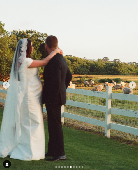 Morgan Eastwood et Tanner Koopmans le jour de leur mariage, daté du 18 juin 2024 | Source : Instagram/morganeastwood