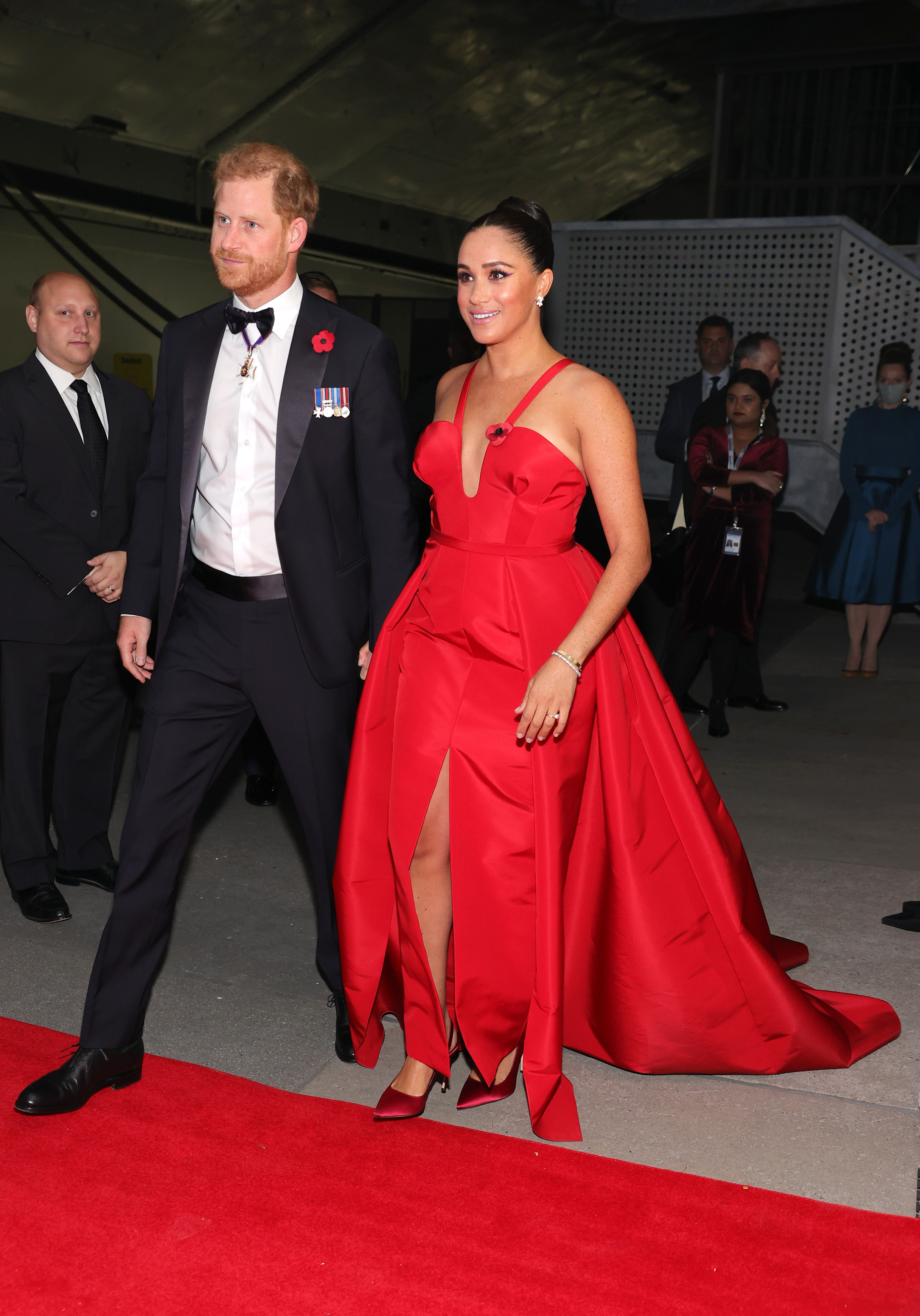 Le prince Harry et Meghan Markle le 10 novembre 2021, à New York | Source : Getty Images