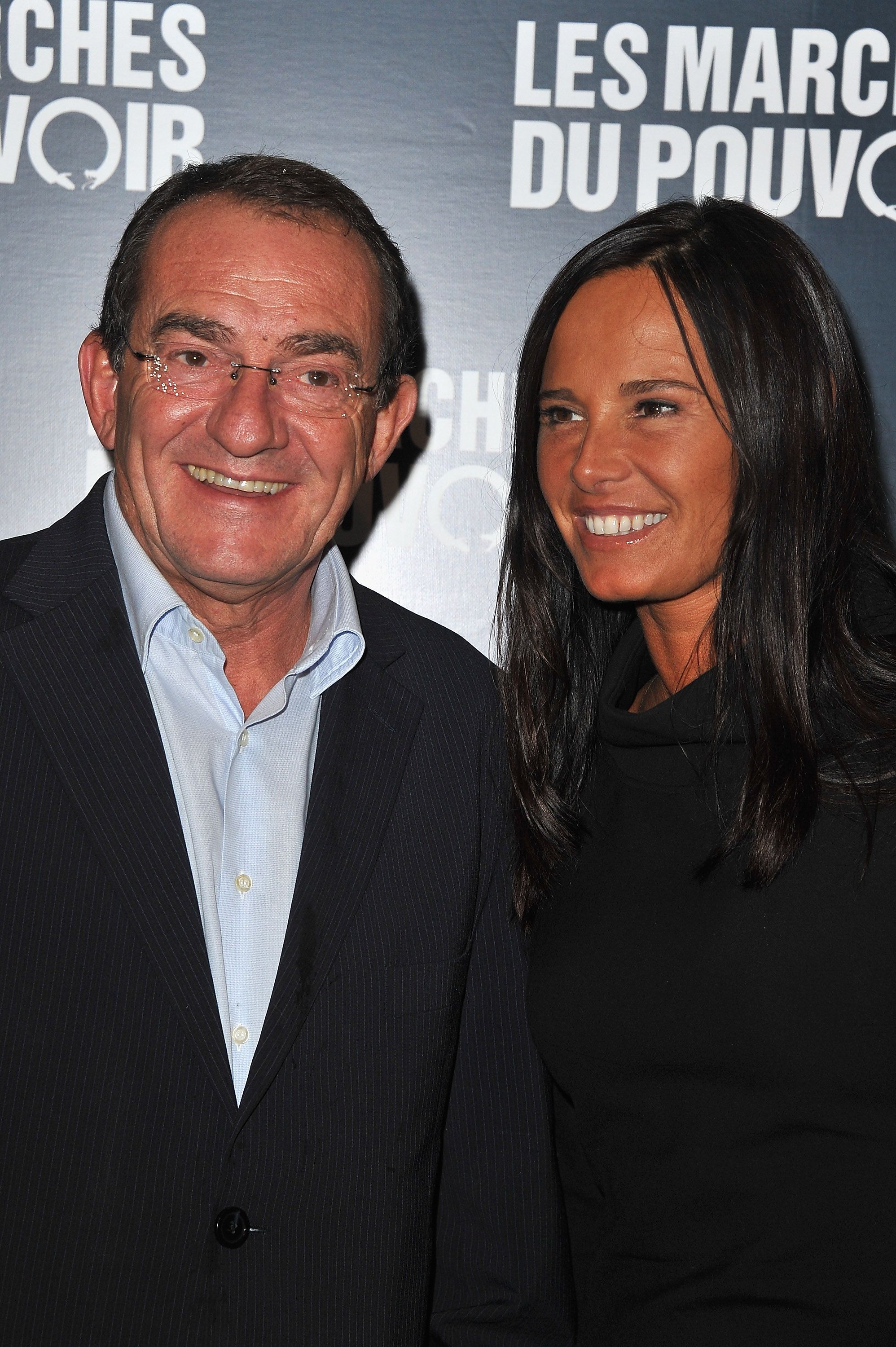 Jean-Pierre Pernaut et sa femme Nathalie Marquay | Photo : Getty Images