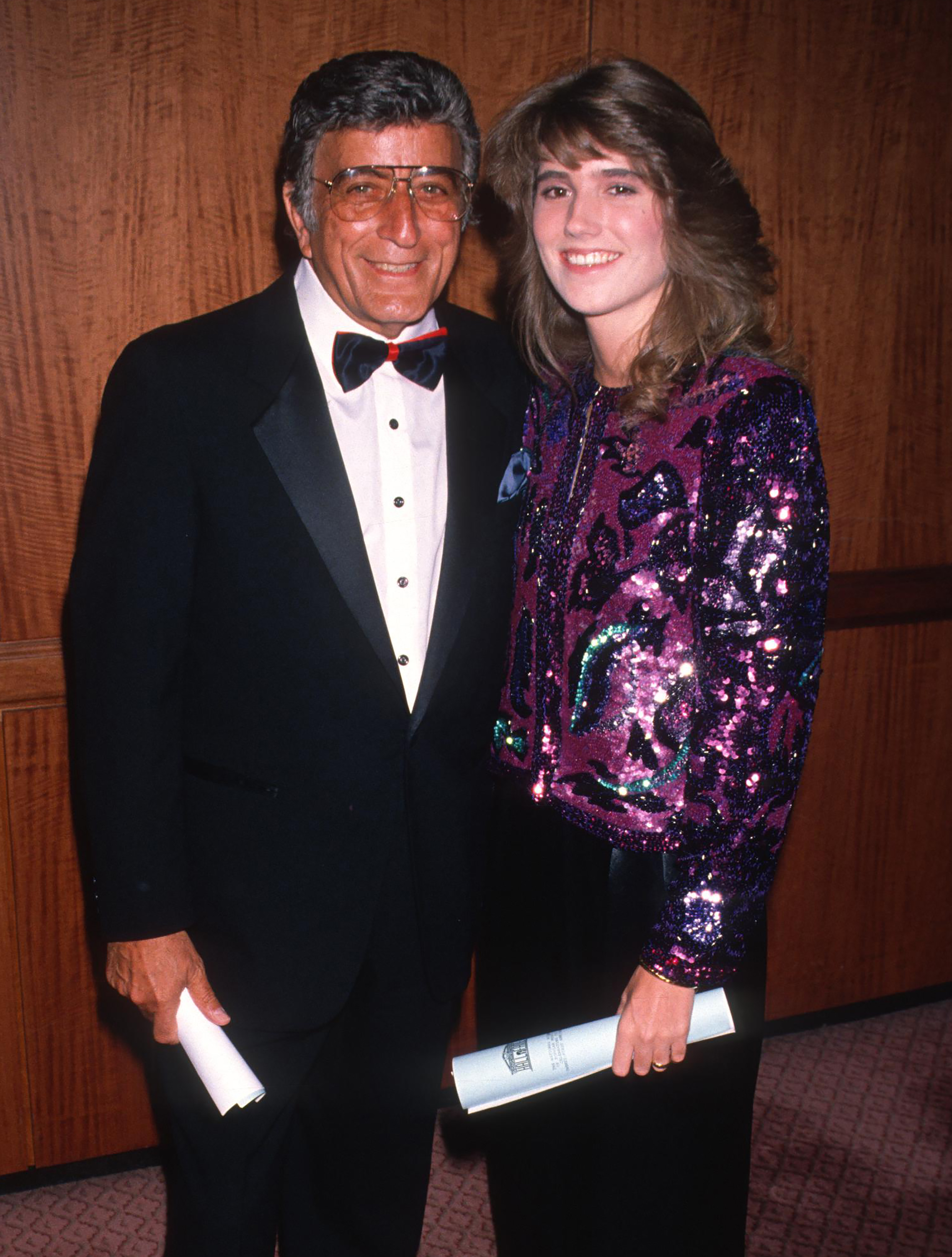 Tony Bennett et Susan Crow lors de la 21ème édition des Songwriters Hall of Fame Awards à New York le 30 mai 1990 | Source : Getty Images