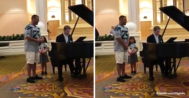 Un père a chanté la sérénade à sa fille en lui chantant "Ave Maria" à Disneyworld, et son interprétation est vite devenue virale