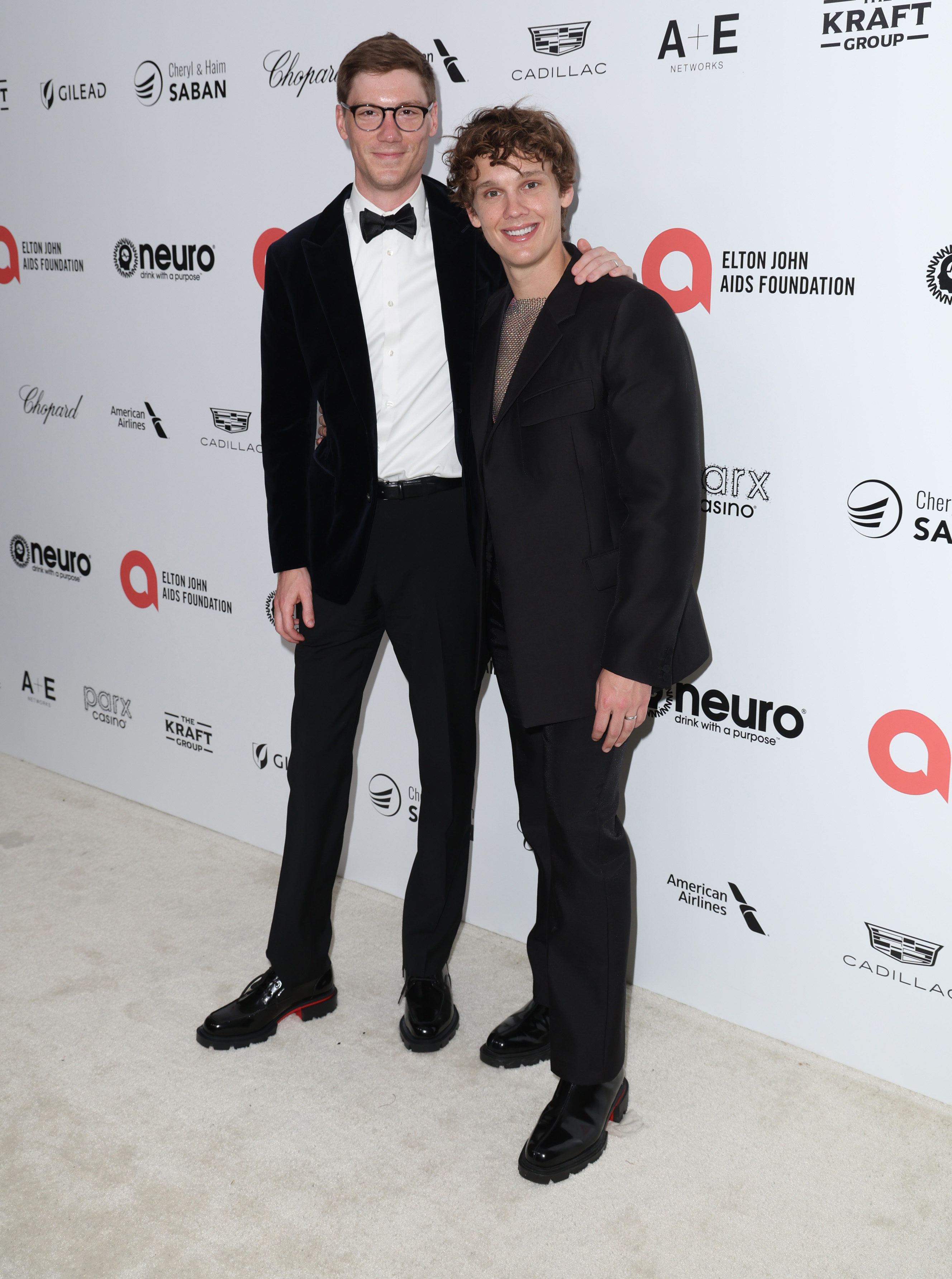 Fielder Jewett et Hunter Doohan à la 31e soirée annuelle de visionnage des Oscars de la fondation Elton John AIDS, le 12 mars 2023, à West Hollywood, en Californie | Source : Getty Images