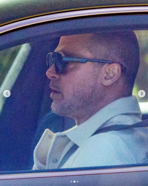 Brad Pitt repéré à Los Angeles, daté de mai 2025 | Source : Instagram/pagesix