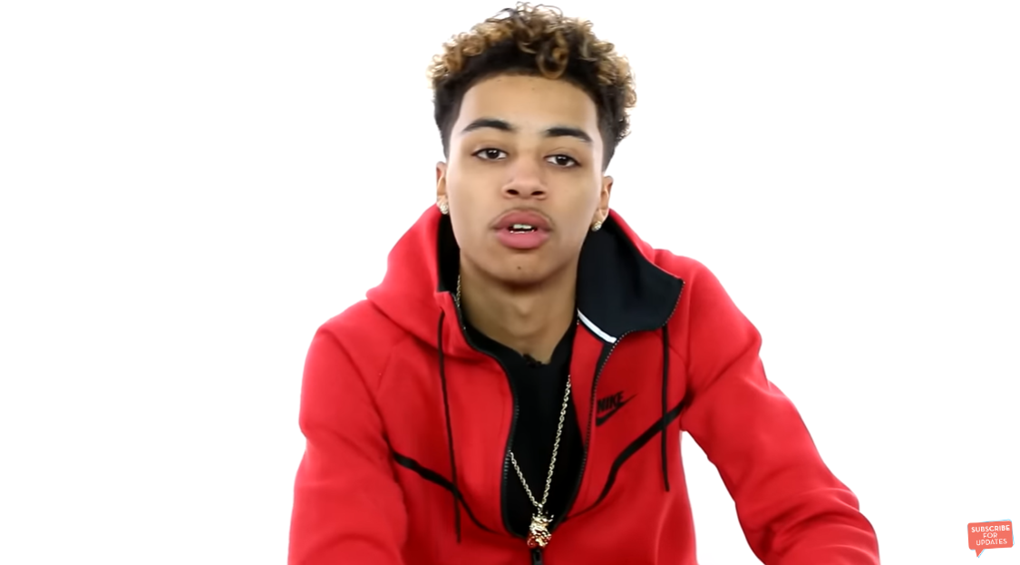 Lucas Coly partage ses racines françaises dans une interview avec DJ Smallz Eyes, postée le 29 janvier 2017 | Source : YouTube.com/djsmallzeyes