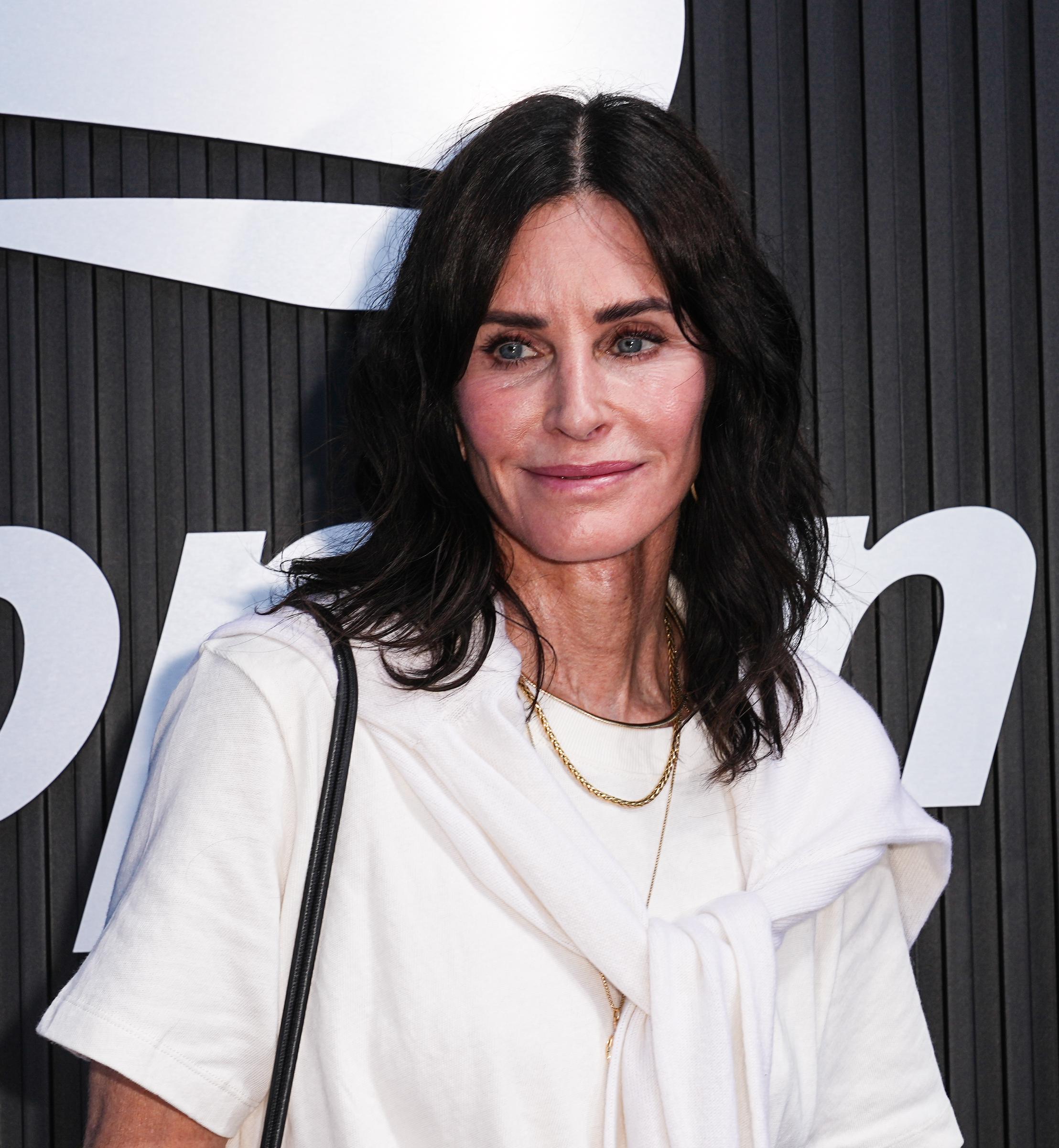 Courteney Cox assiste à l'US Open le 8 septembre 2024, à New York. | Source : Getty Images