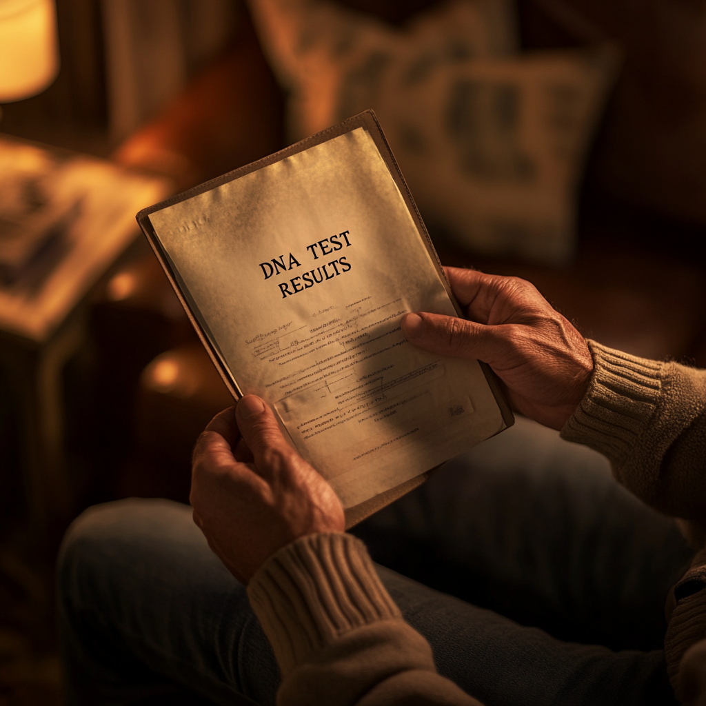 Close-up of a man holding a medical document | Source: Midjourney