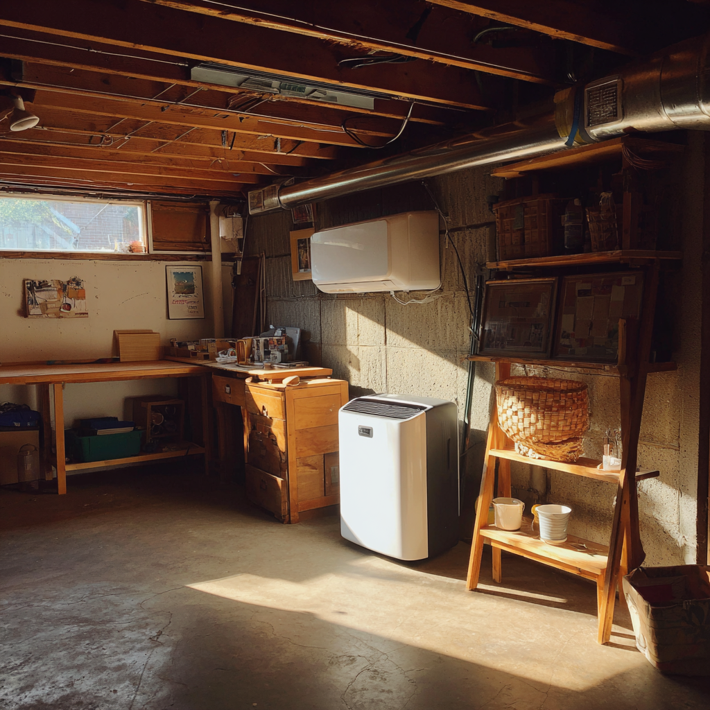 L'intérieur d'un sous-sol | Source : Midjourney