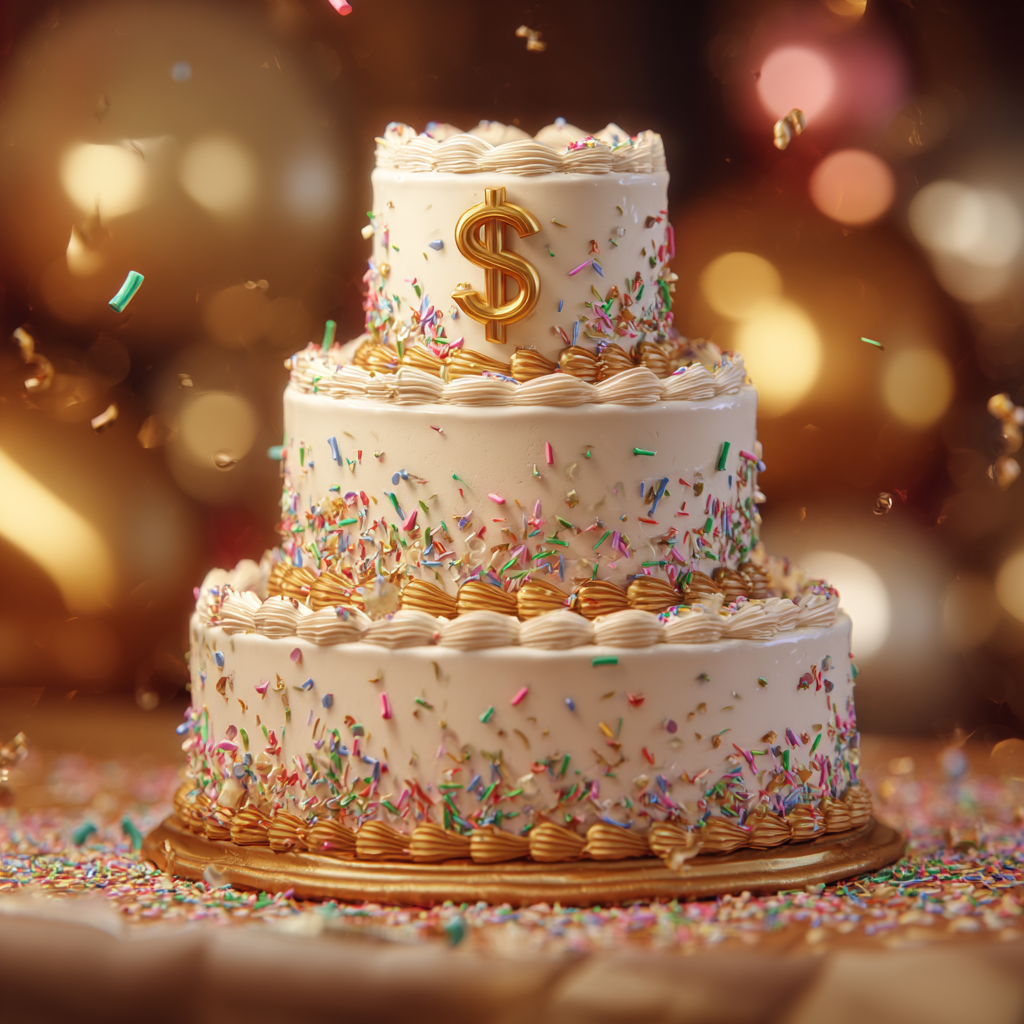 Un gâteau d'anniversaire | Source : Midjourney