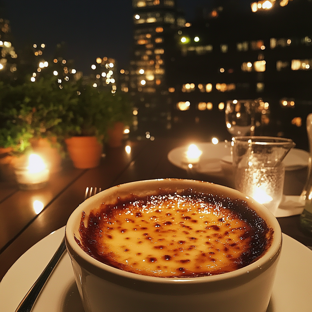 Dessert sur une table | Source : Midjourney