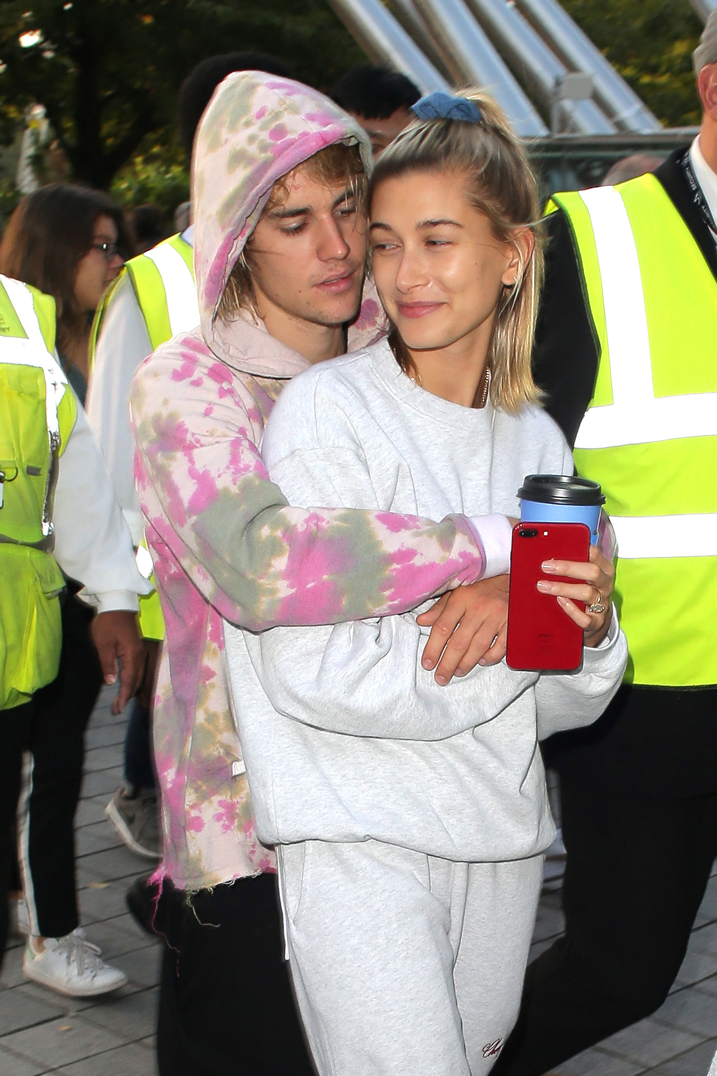 Justin Bieber et Hailey Baldwin le 18 septembre 2018 à Londres, en Angleterre | Source : Getty Images