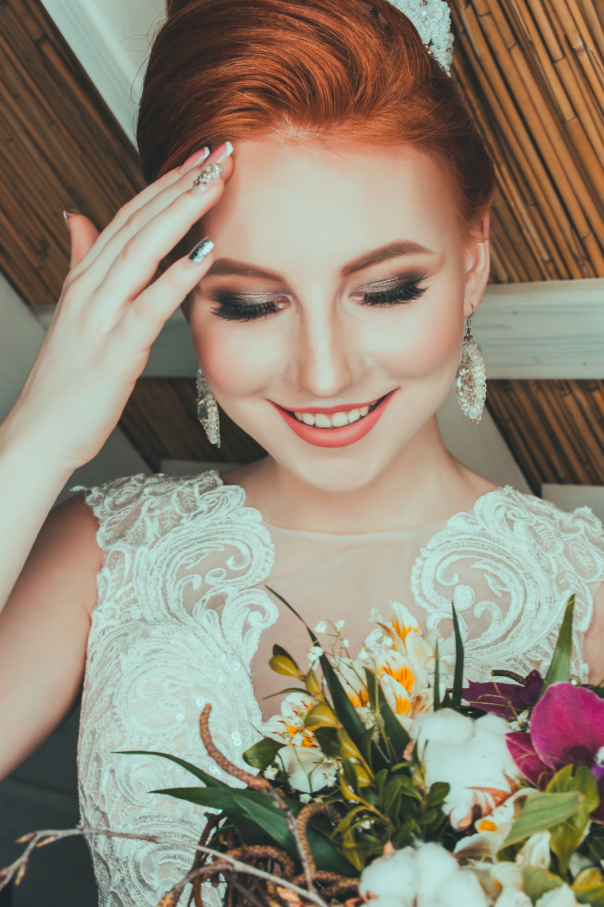 Une mariée souriante | Source : Unsplash