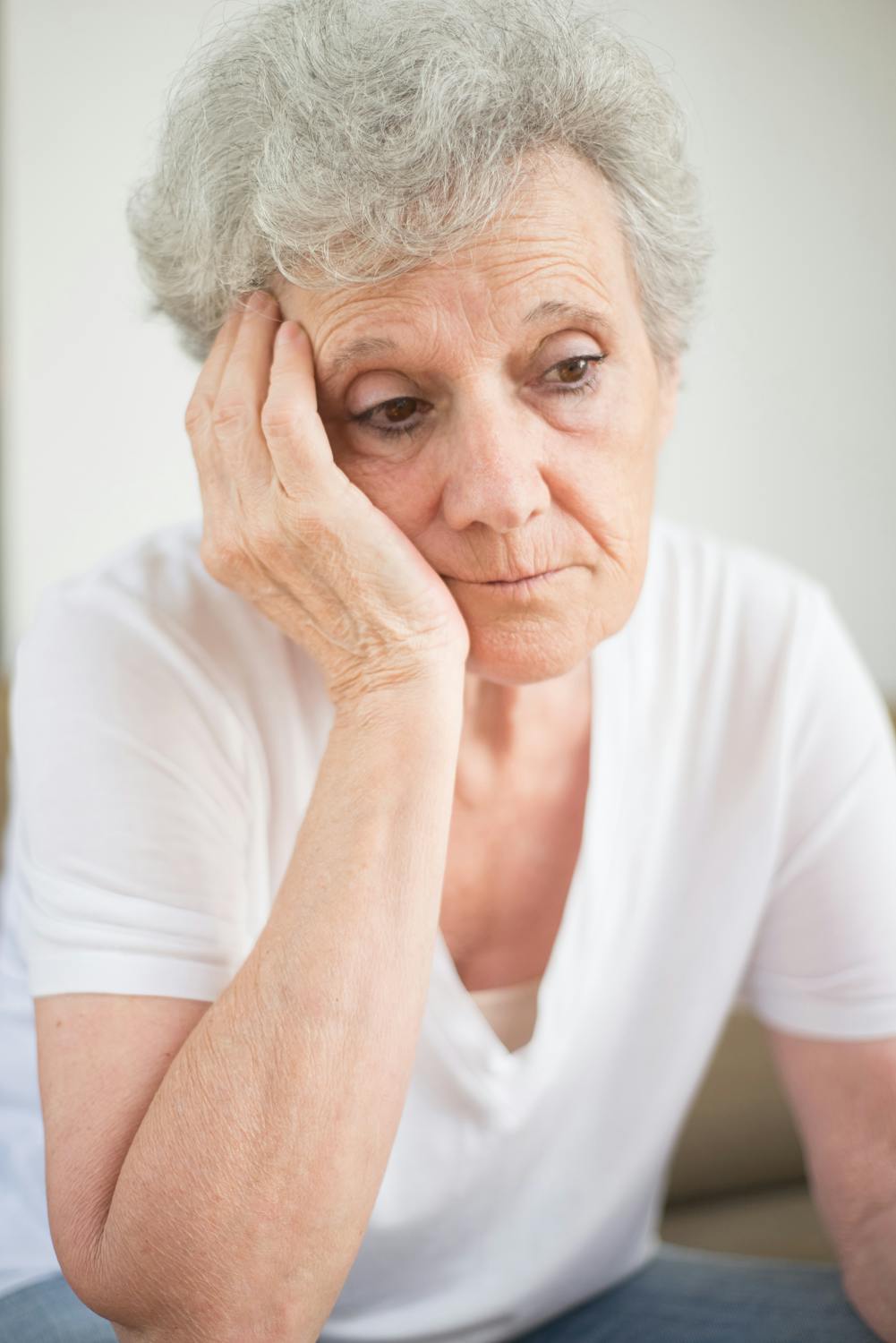 Une femme âgée triste | Source : Pexels