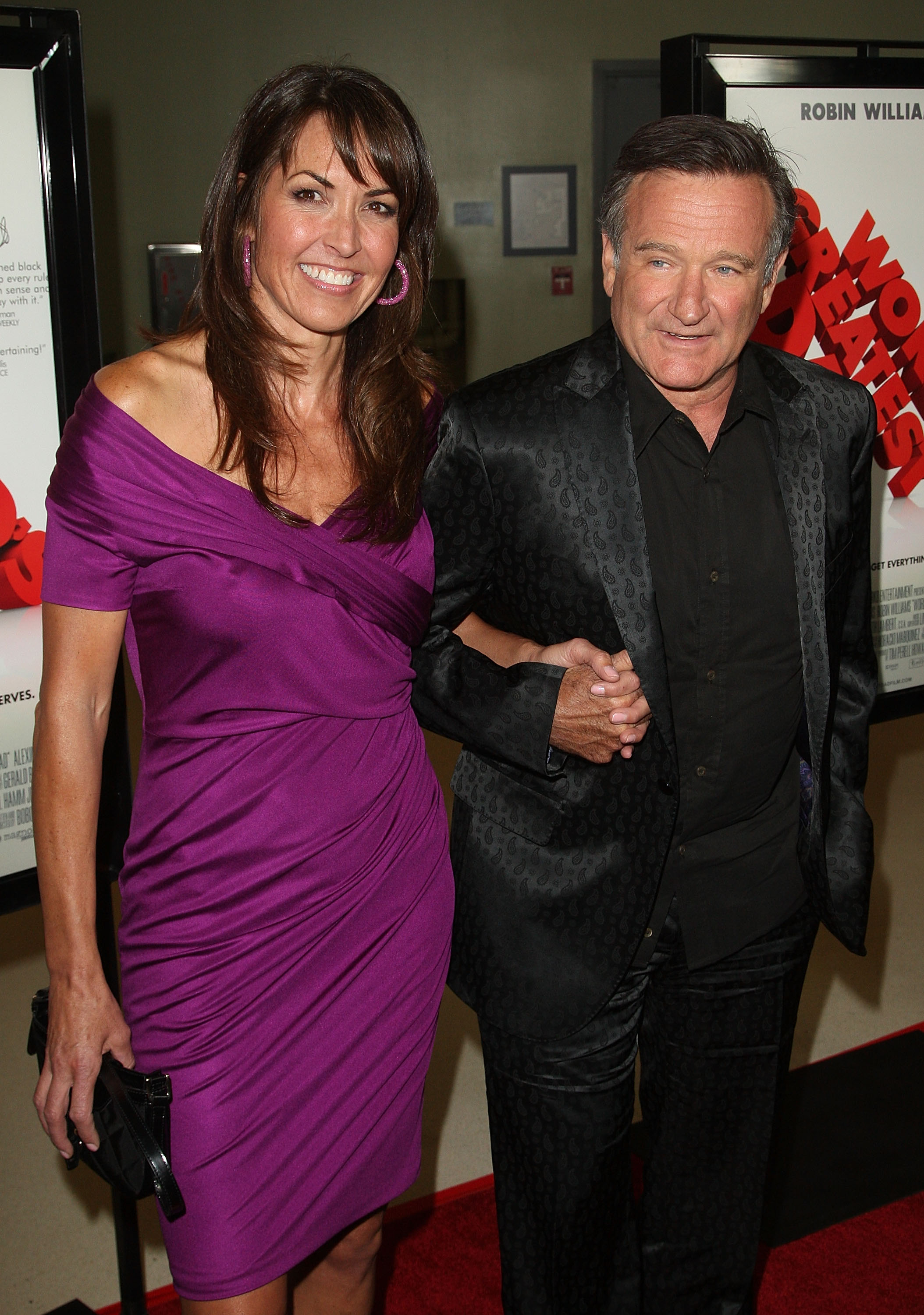 Robin Williams et sa femme Susan Schneider à Los Angeles en 2009 | Source : Getty Images