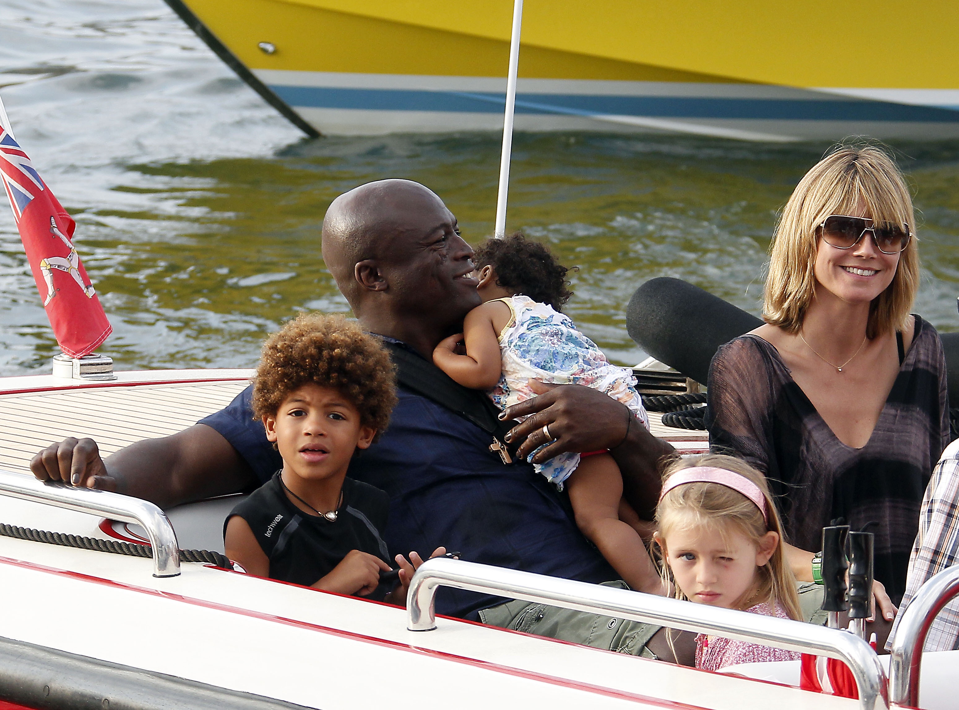 Heidi Klum et Seal en France avec leurs enfants en 2010 | Source : Getty images