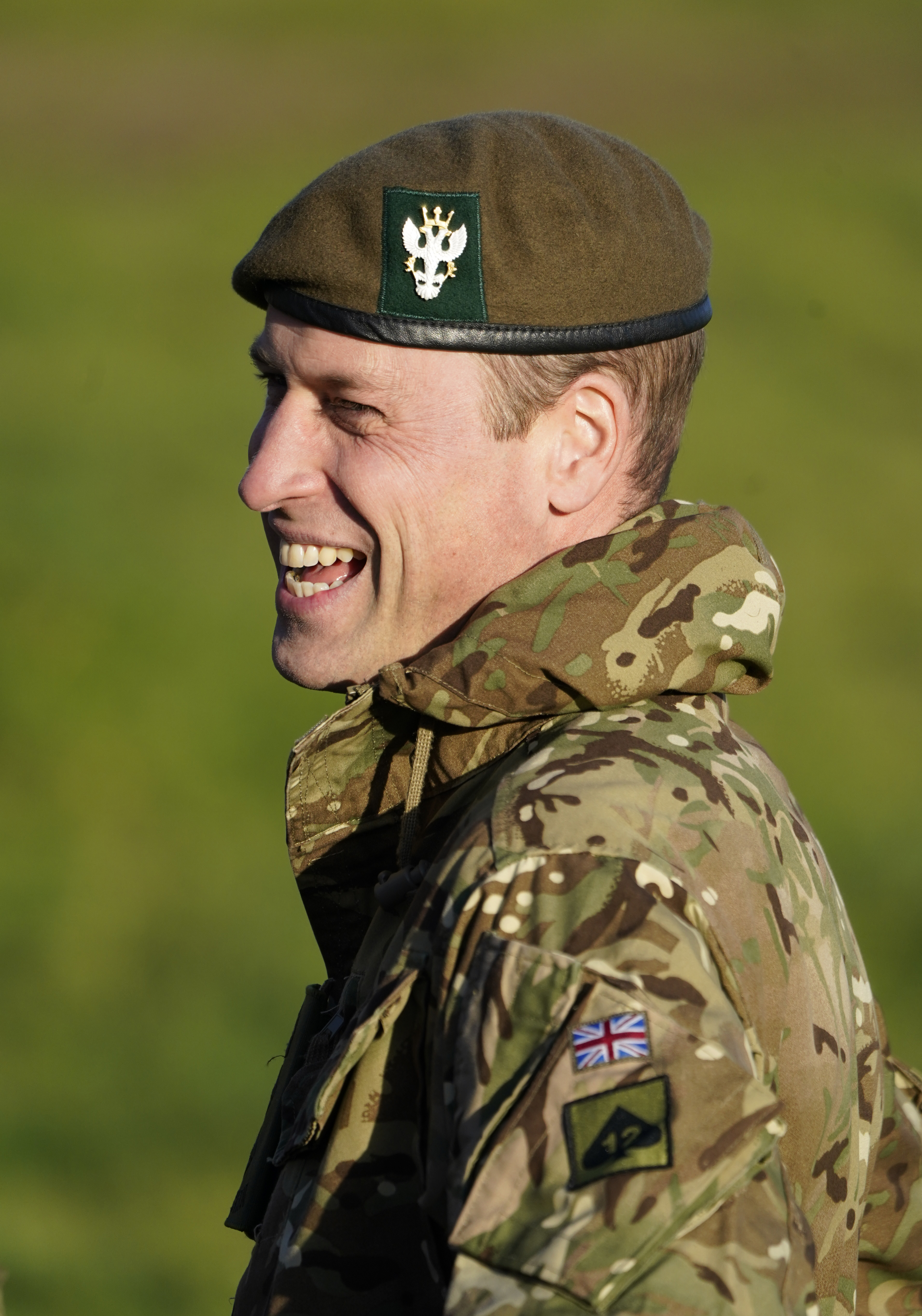 Le prince William lors d'une visite au régiment de Mercian dans le sud-ouest, au Royaume-Uni, le 23 novembre 2023 | Source : Getty Images
