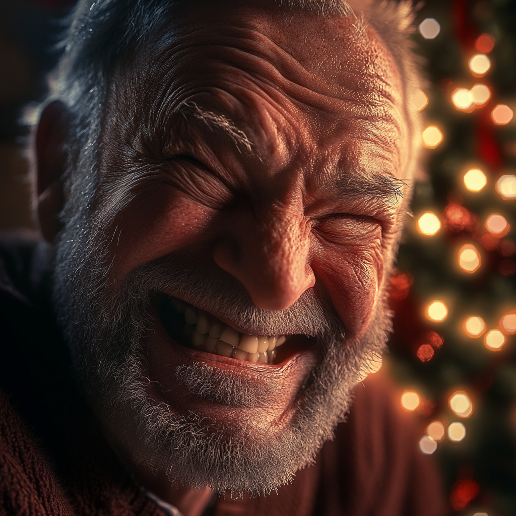 Un homme plus âgé avec un sourire malicieux | Source : Midjourney