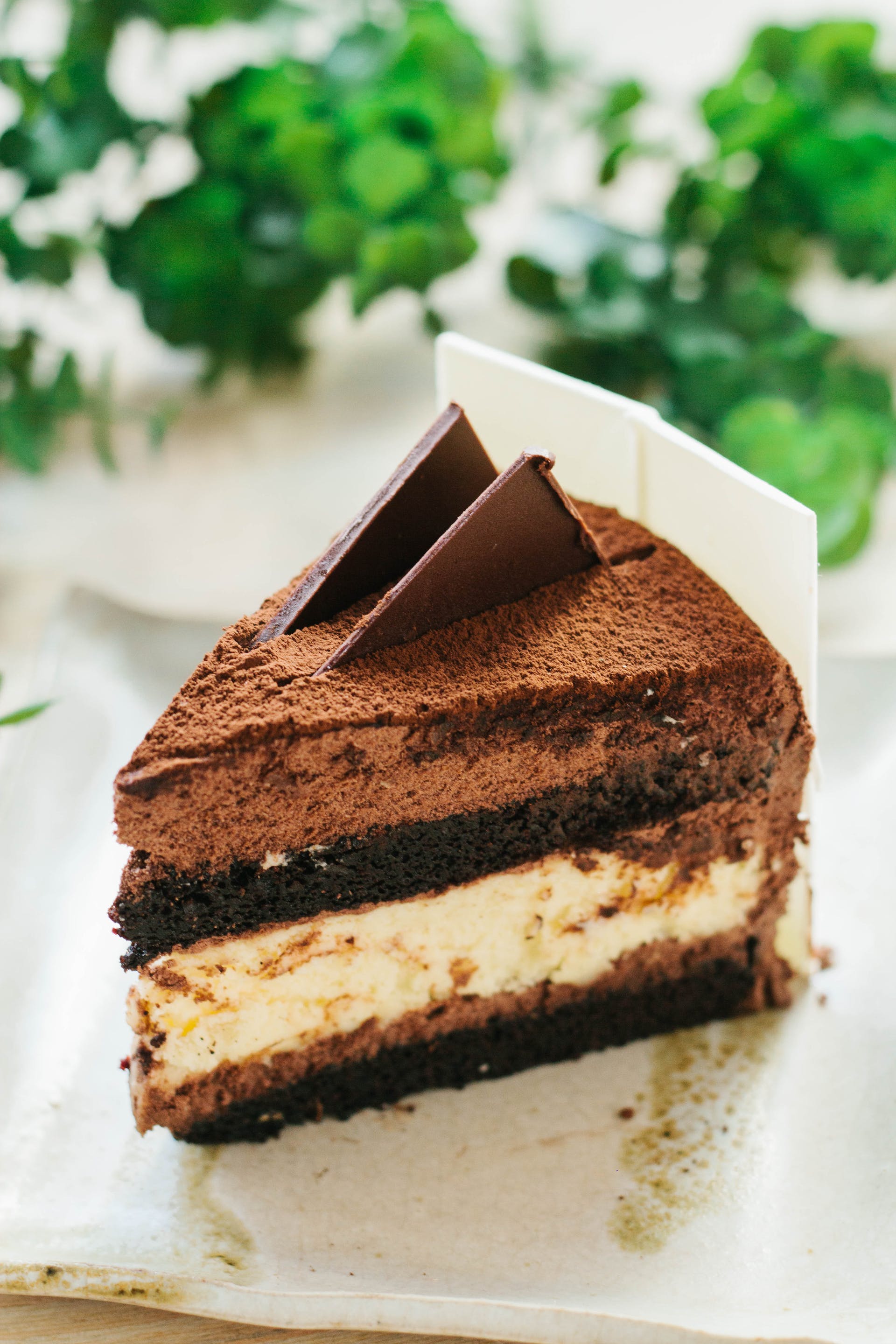 Tranche de gâteau au chocolat | Source : Pexels