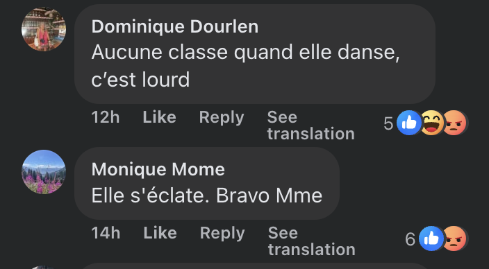 Commentaires des internautes sur la vidéo de Brigitte Macron | Source : Facebook