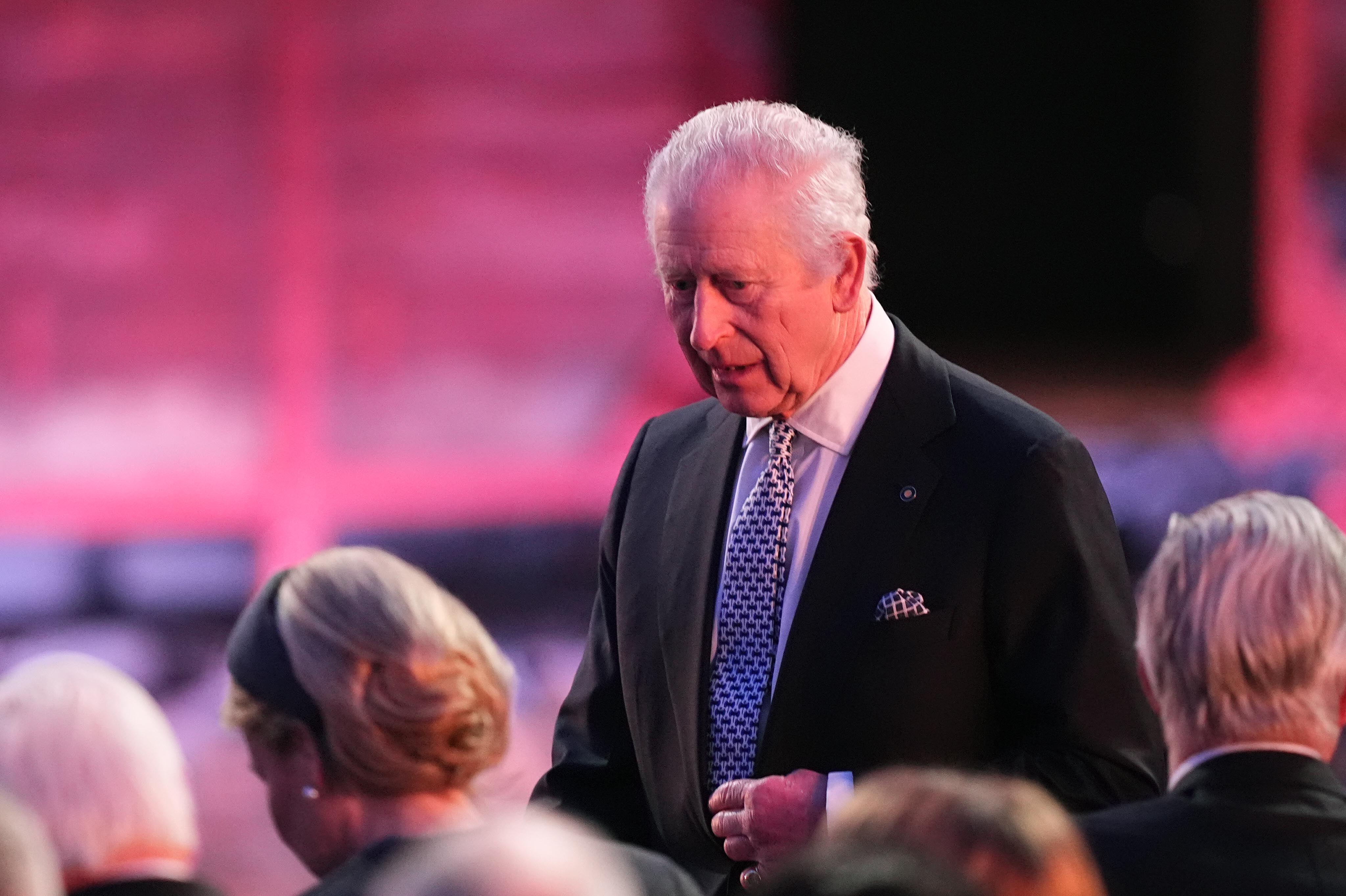 Le roi Charles III à Oswiecim, en Pologne, le 27 janvier 2025 | Source : Getty Images