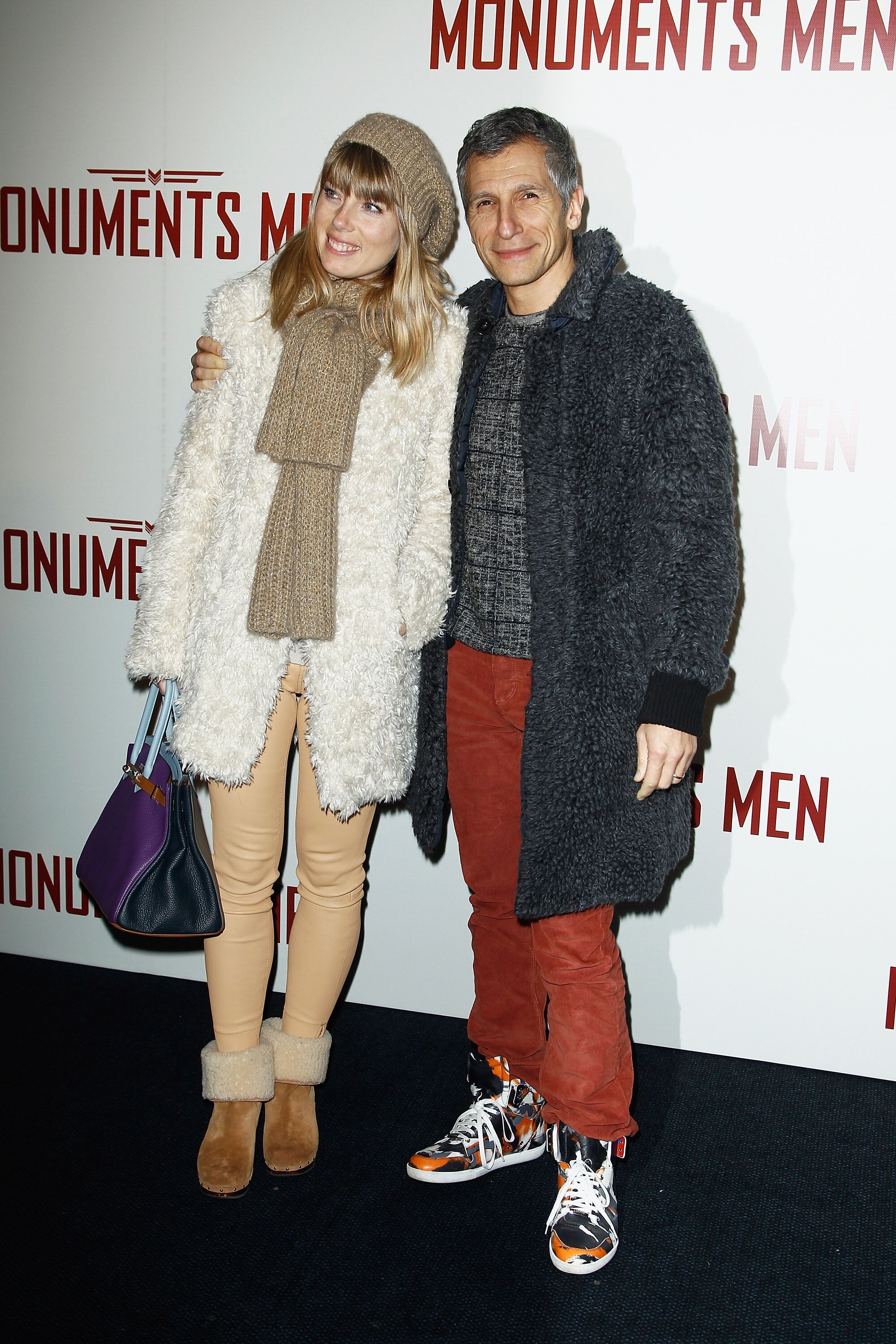 Nagui aux côtés de sa compagne Mélanie Page. l Source : Getty Images