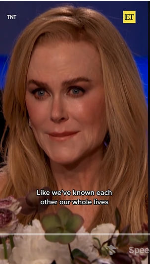 Nicole Kidman est émue aux larmes alors que Keith Urban prononce un doux discours lors du 49e AFI Life Achievement Award Gala Tribute, sur une vidéo TikTok datée du 14 juin 2024. | Source : Tiktok/@entertainmenttonight