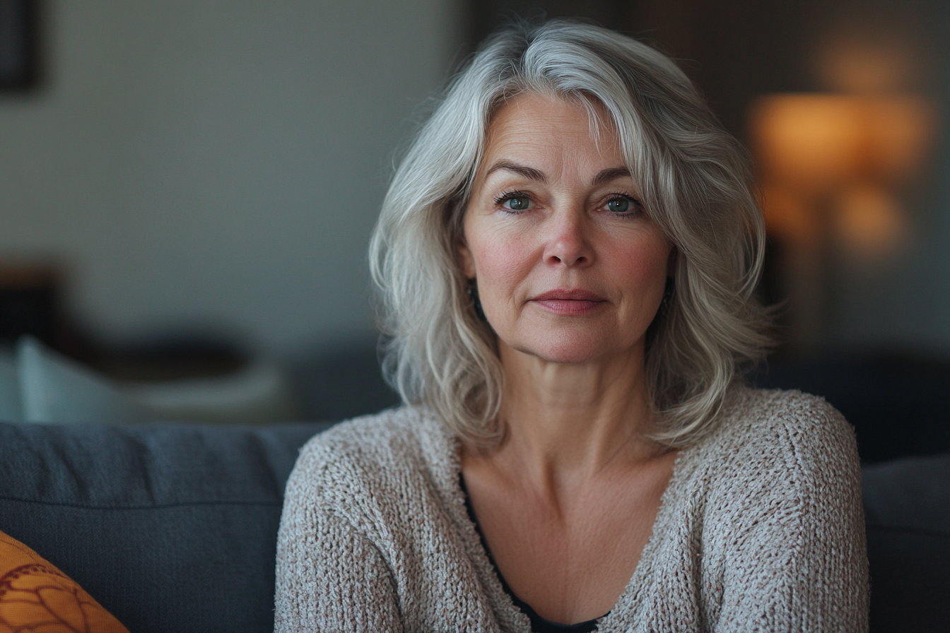 Une femme dans un salon | Source : Midjourney