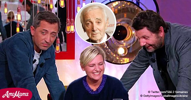 Un fiasco de C à vous: Gad Elmaleh et Philippe Lellouche ont refusé de chanter "sur Aznavour"