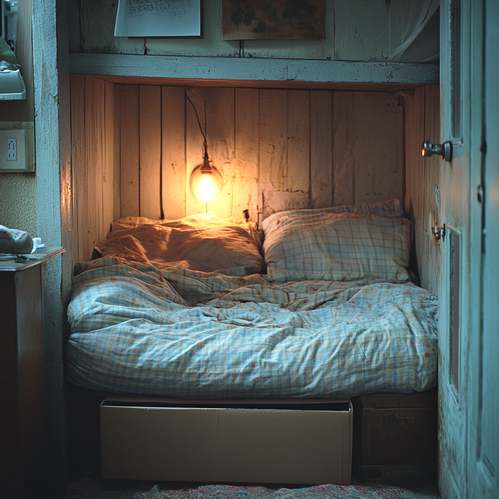 Une boîte sous le lit | Source : Midjourney