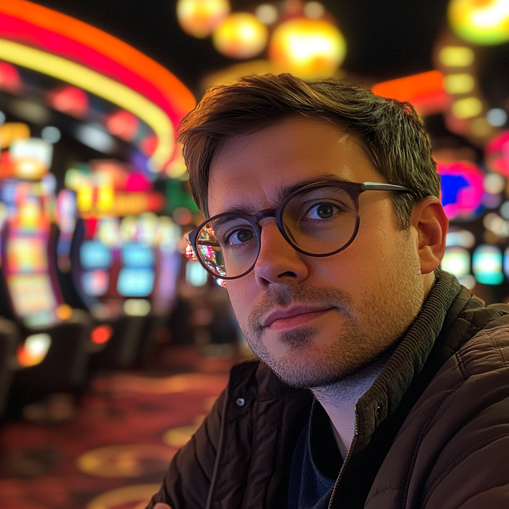 Un homme dans un casino | Source : Midjourney