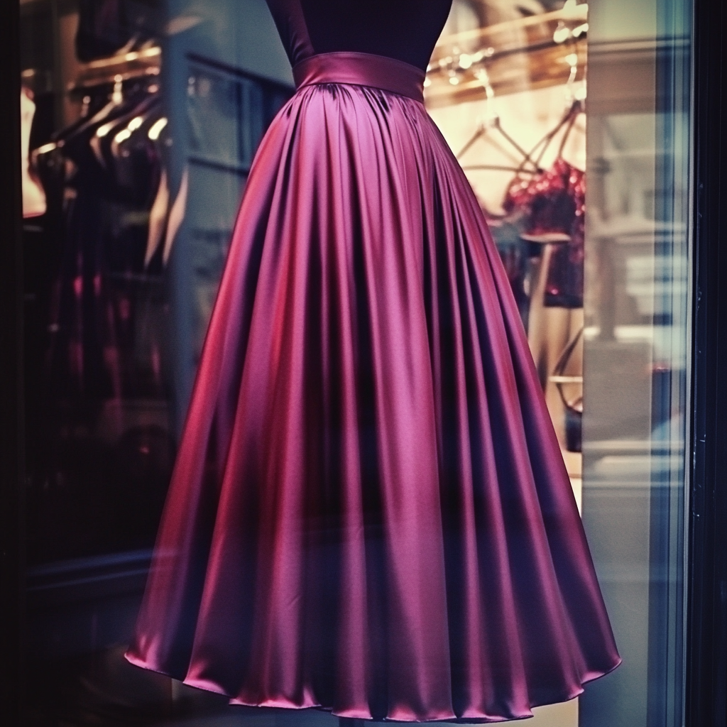Une jupe dans une vitrine | Source : Midjourney