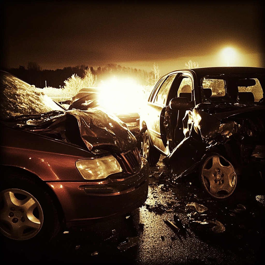 Un accident de voiture | Source : Midjourney