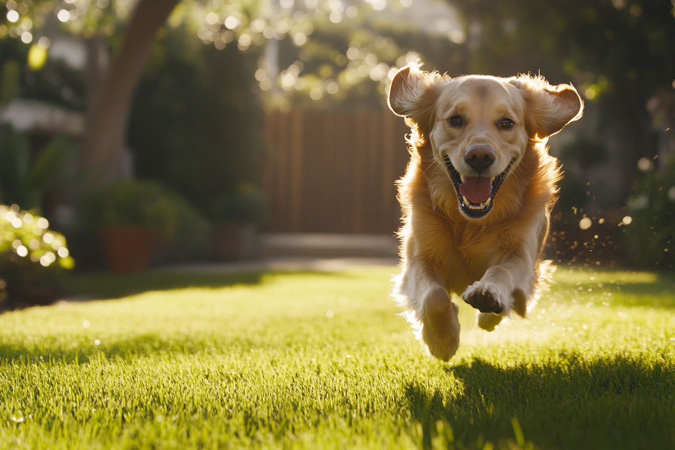 Un chien qui court | Source : Midjourney