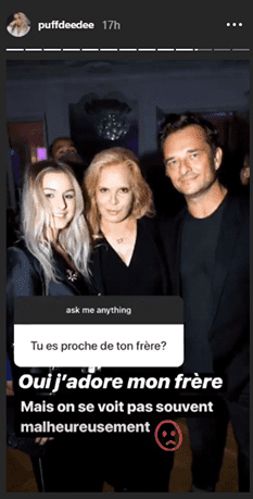 Sylvie Vartan, Darina et David Hallyday | Photo : Instagram