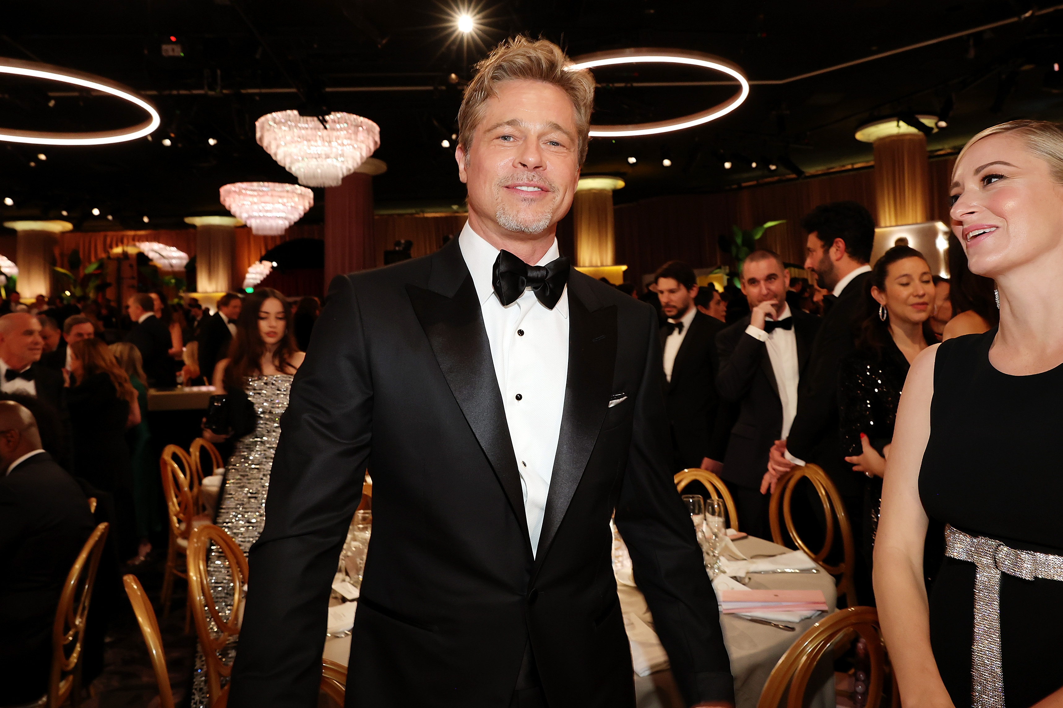 Brad Pitt lors de la 80e édition des Golden Globe Awards à Beverly Hills, en Californie, le 10 janvier 2023 | Source : Getty Images